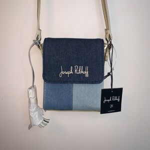 Joseph Ribkoff Patchwork Denim Crossbody Purse